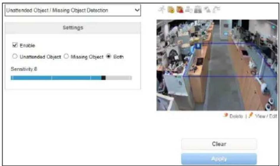 Geovision GV-MFD3401-6F - Unattended Object / Missing Object Detection - 1