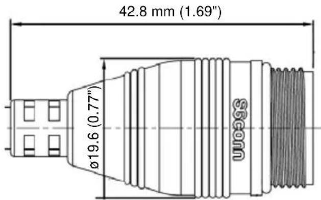 Geovision GV-MFD2401-3F - Small Waterproof Connector - 1