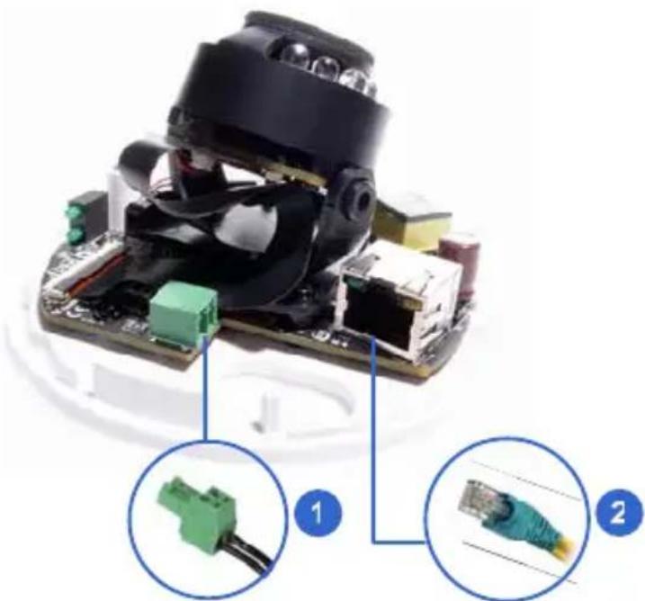 Geovision GV-MFD2401-3F - Connecting the Camera - 1