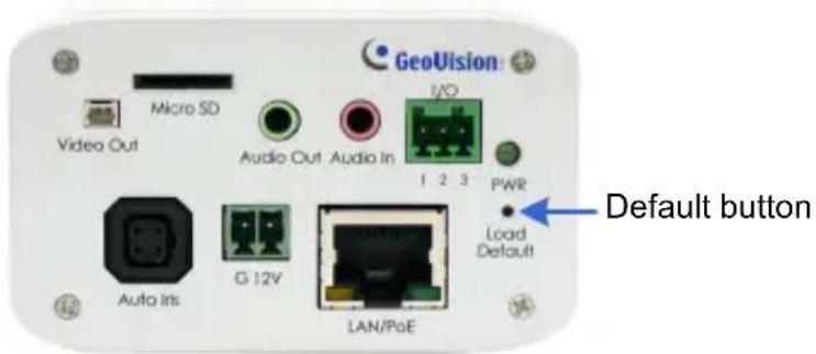 Geovision GV-BX2400 - Loading Factory Default - 1