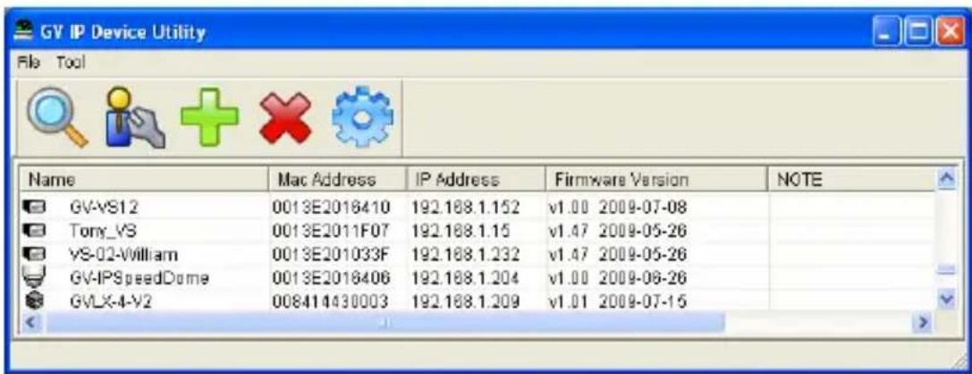 Geovision GV-BX1500-3V - Using the IP Device Utility - 1