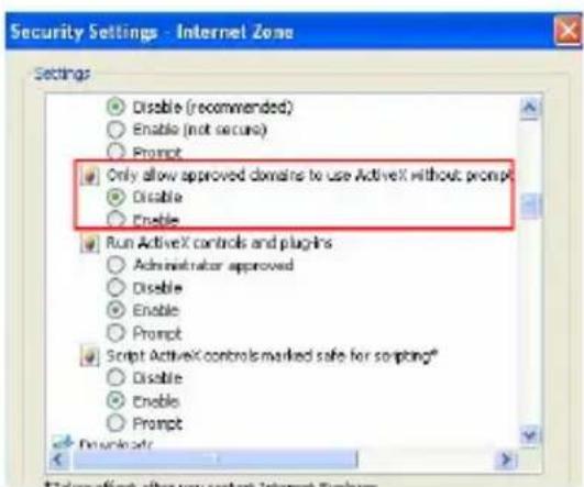 Geovision GV-BX1500-3V - Settings for Internet Explorer 8 - 2