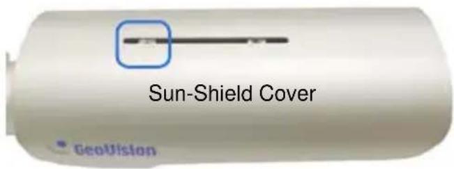 Geovision GV-BL2510 - Installing the Sun-Shield Cover - 2