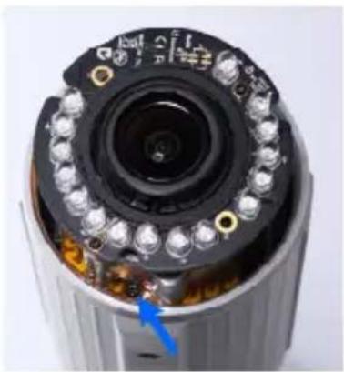 Geovision GV-BL2500 - Adjusting Lens and Inserting a Memory Card - 2