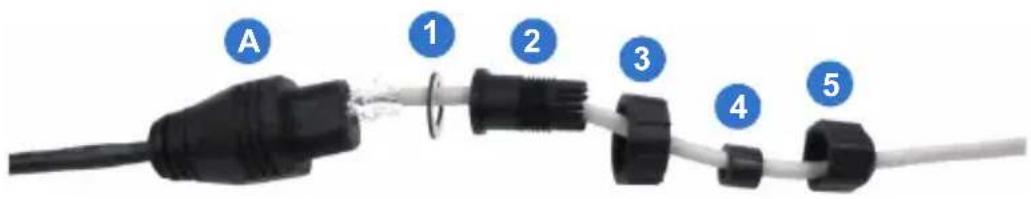 Geovision GV-BL2500 - Waterproofing the Cable - 3