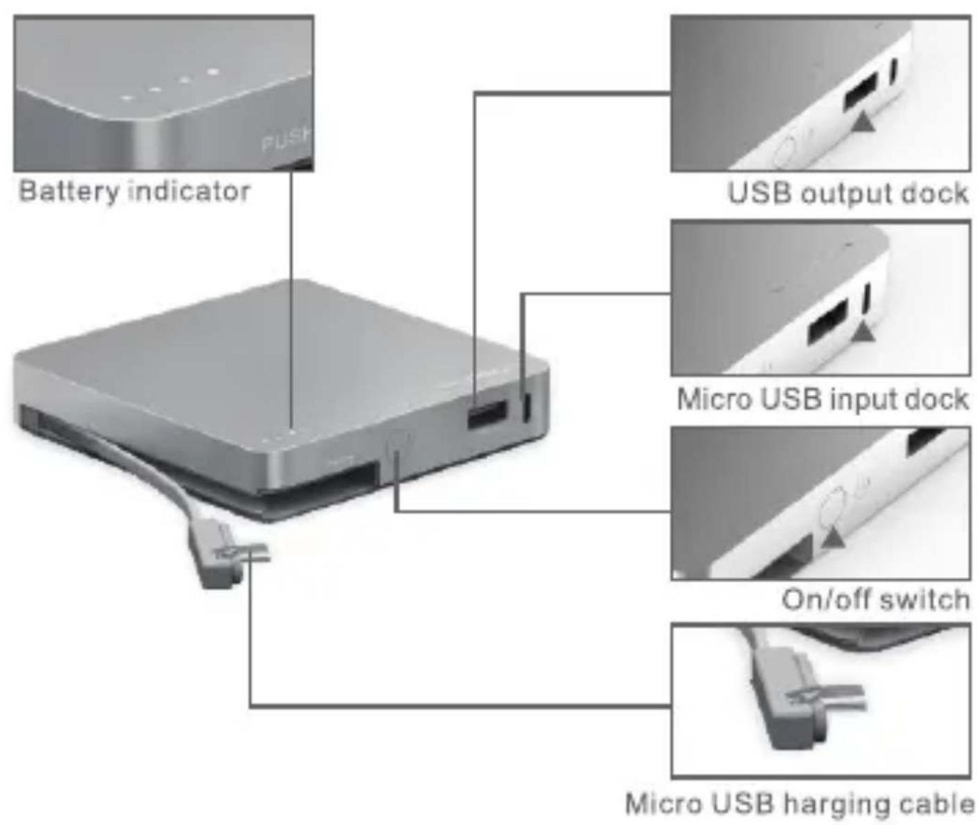 MIPOW Power Cube 8000M - OVERVIEW POWER CUBE 8000N - 1