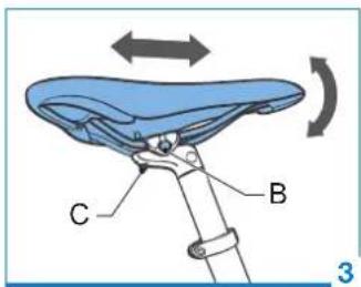 Koga F3 2.0 R - Adjusting the lengthwise position - 1
