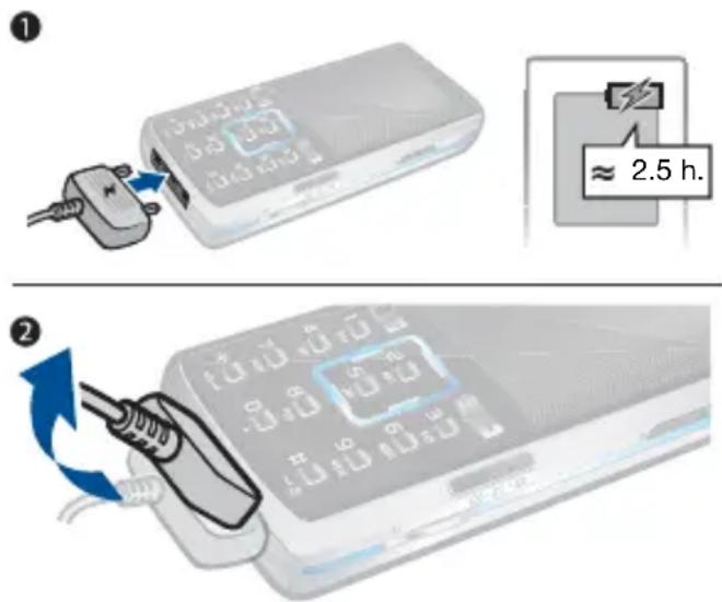 SONY ERICSSON K850 - Charging the battery - 1