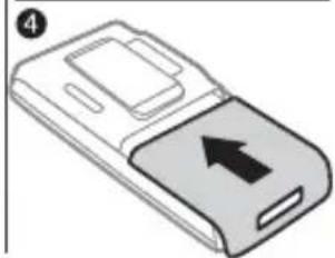 SONY ERICSSON K800 - SIM card and battery - 4