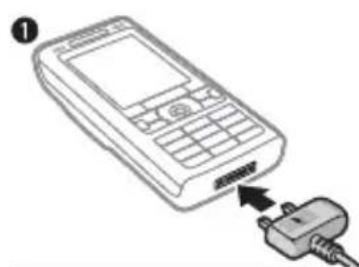 SONY ERICSSON K800 - SIM card and battery - 5