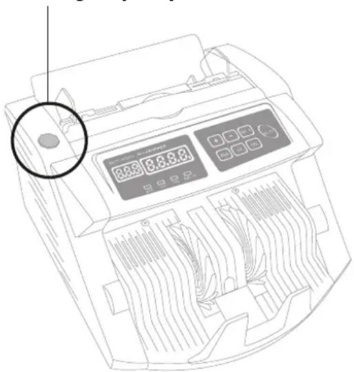 AccuBANKER AB1100 UV - Emergency Stop Feature - 1