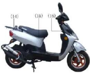 Keeway Swan - Fahrzeugidentifikation - 3