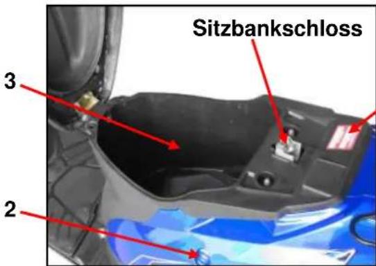 AGM GMX 550 - Staufach unter dem Sitz - 2