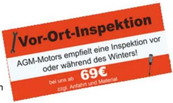 AGM GMX 450 One - Folgende Leistungen werden bei Ihnen Vor-Ort durchgeführt: - 1
