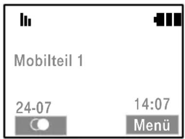 T-Mobile Sinus A 30 - Display im Ruhezustand - 1