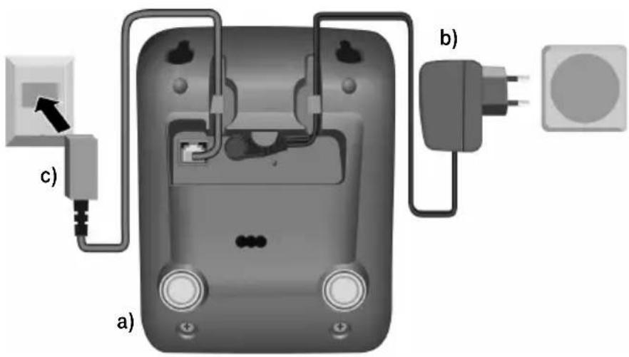T-Mobile Sinus 200 - Basis anschließen - 1