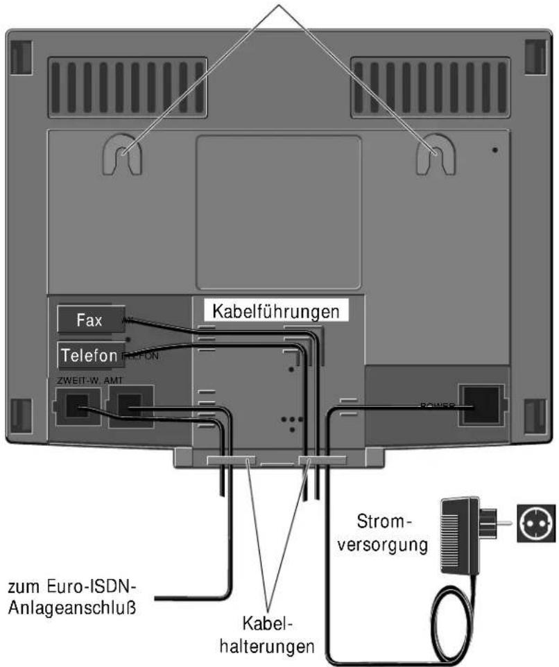 Hagenuk DigiCell i - Anschluß der Kabel - 1