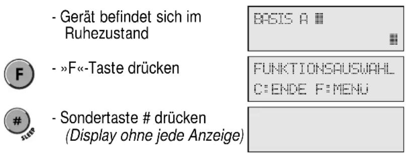 Hagenuk DigiCall CX - AUS-Zustand (Strom-Spar-Modus) - 2