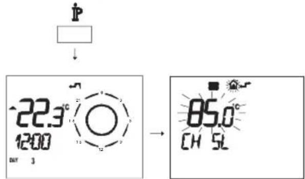 Biasi Advance Plus Combi 30C ERP - Enabling functioning of the external temperature probe by the remote control - 1