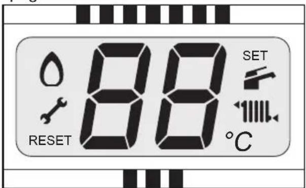 Biasi Advance Plus Combi 30C ERP - LCD general features - 1