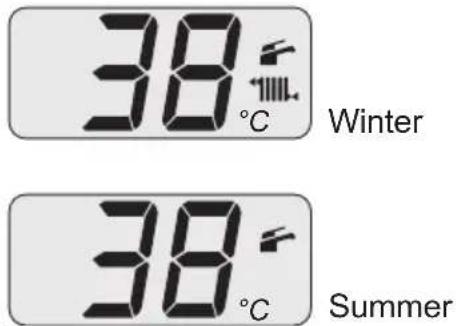 Biasi Advance Plus Combi 30C ERP - Chimney sweep function at maximum output in heating mode - 2