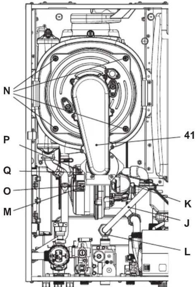 Biasi Advance Plus Combi 30C ERP - Cleaning the condensing primary exchanger and the burner - 1