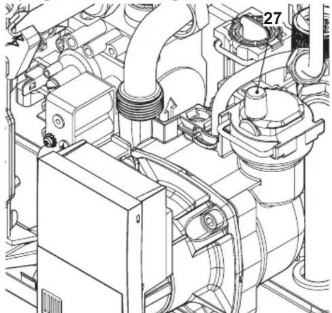 Biasi Advance Plus Combi 30C ERP - Emptying the c.h. system - 2