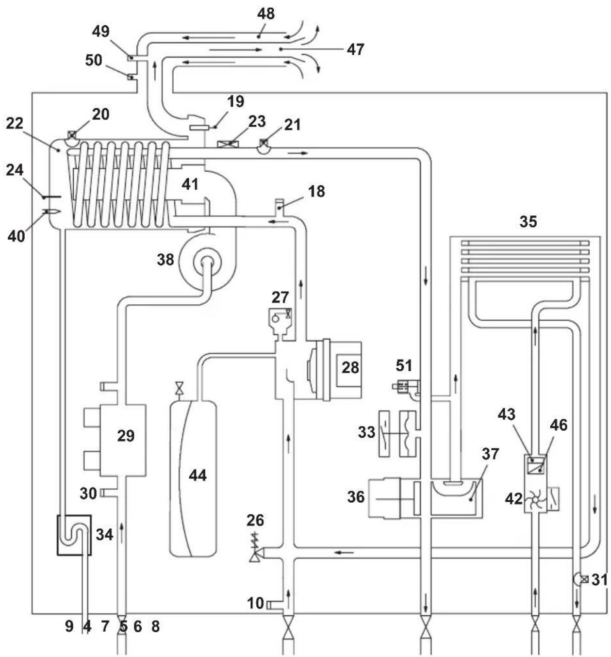 Biasi Advance Plus Combi 30C ERP - Main diagram - 1