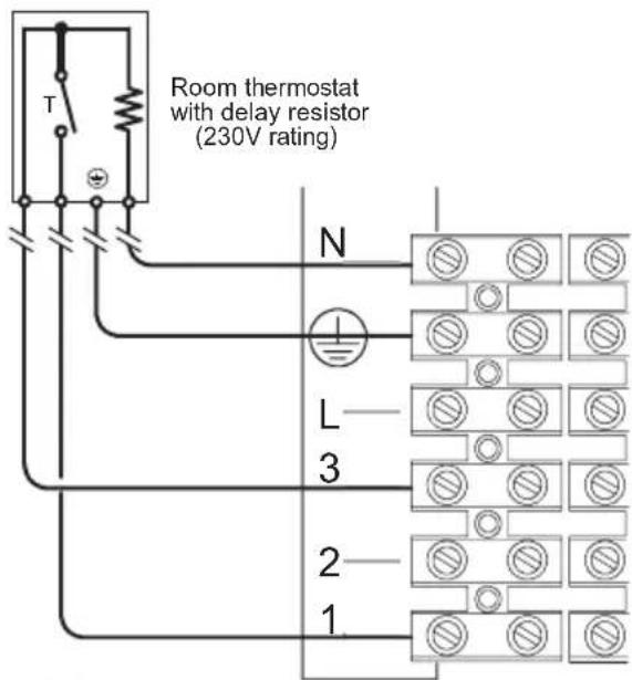 Biasi Advance Plus Combi 30C ERP - Connecting the room thermostat or zone valves - 1