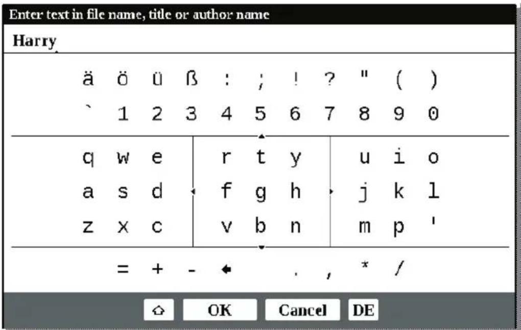 POCKETBOOK 301 Plus - Arbeit mit der Tastatur - 1