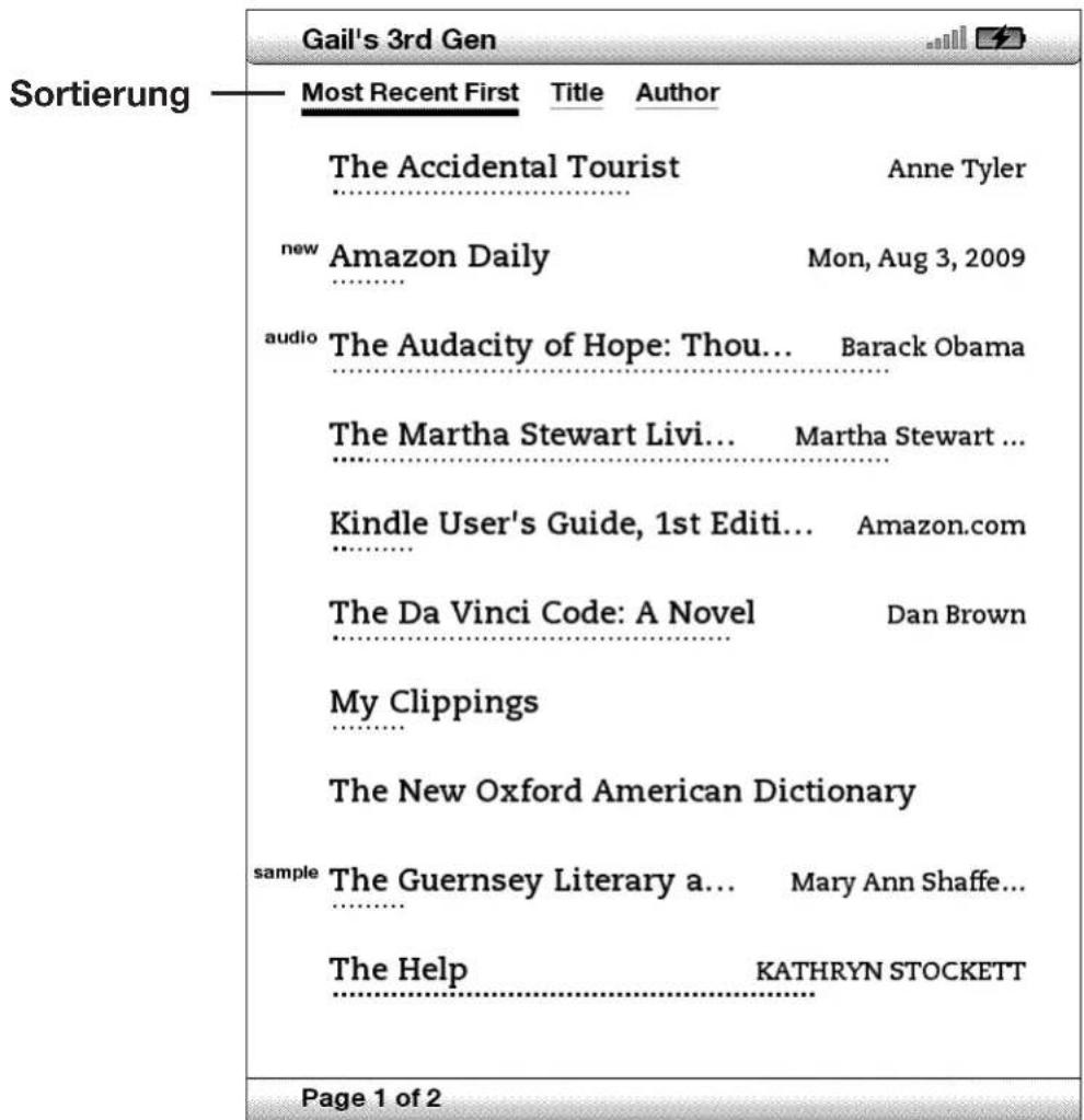 AMAZON Kindle (2nd gen) - SORTIERUNG - 1