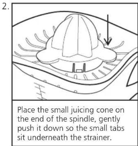 Lakeland 70072 - HOW TO ASSEMBLE THE ELECTRIC CITRUS JUICER AND USING FOR THE FIRST TIME - 1
