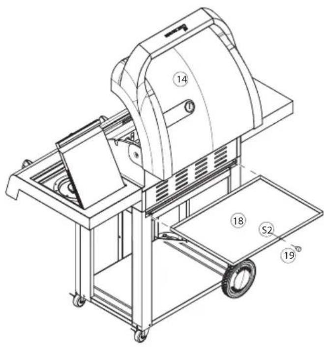 LANDMANN Cronos 12771 - Fettauffangschale einsetzen - 1
