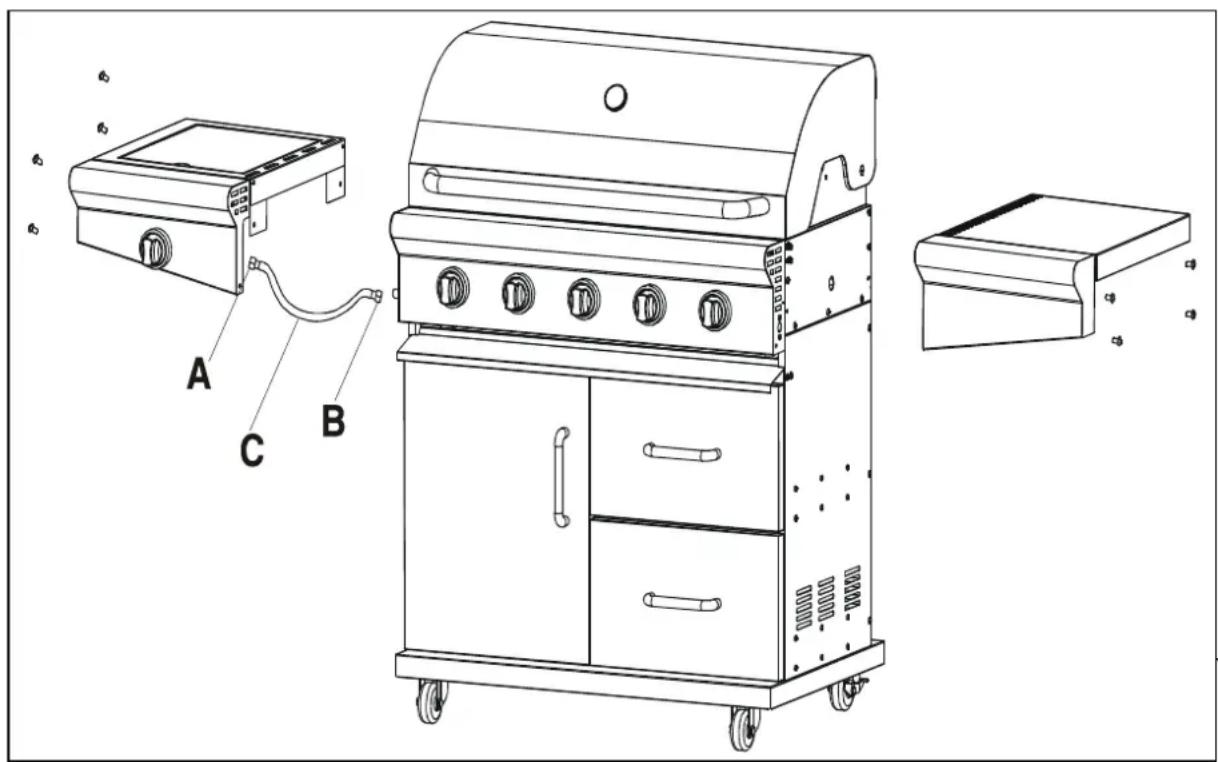 Coobinox Premium 5 - Aufbauanleitung für die Seitenablagen - 1