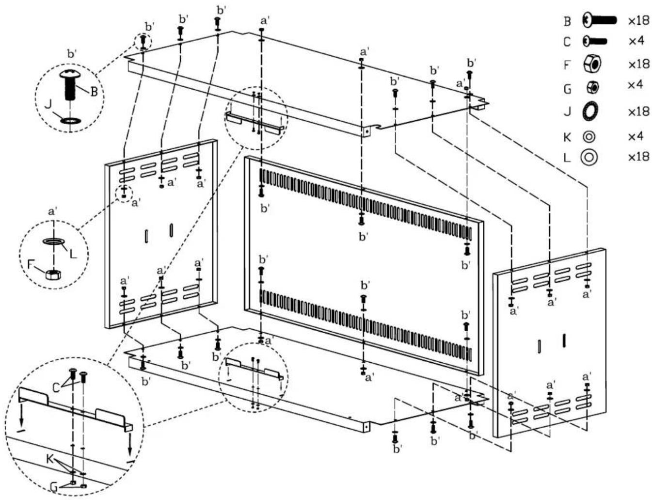 Coobinox Luxus 4 - Zusammenbau Anleitung - 1