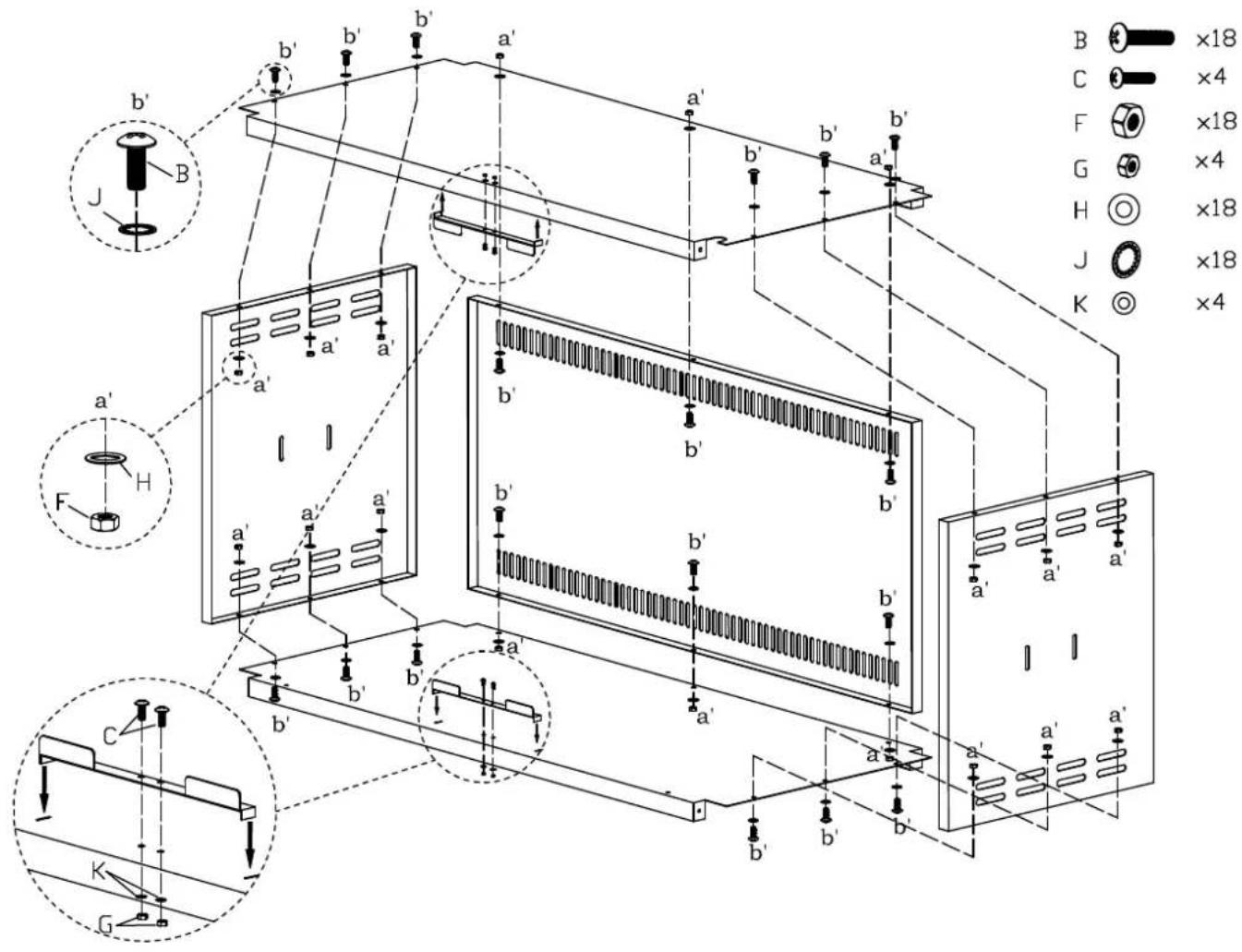 Coobinox Luxus 5 - Zusammenbau Anleitung - 1