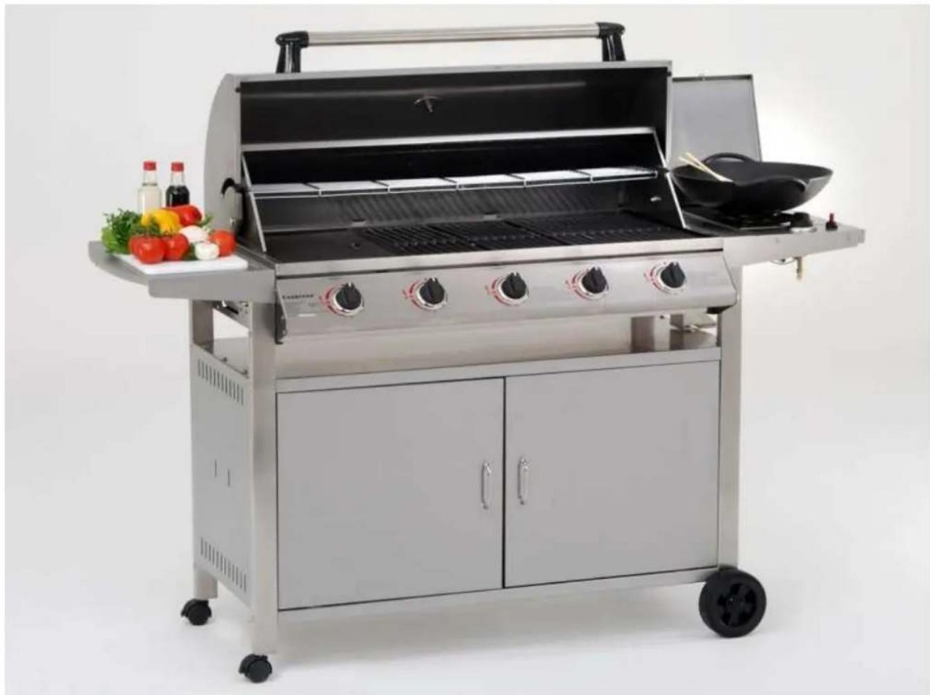 Coobinox Luxus 5 - Luxus 5 Brenner Edelstahlgasgrill - 1