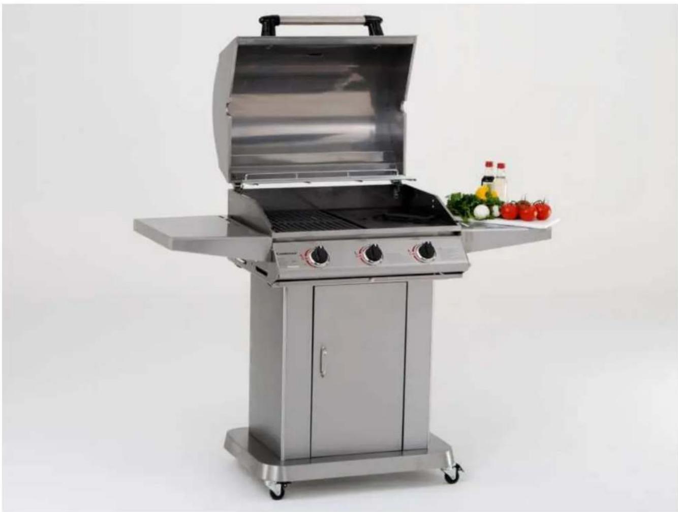Coobinox Luxus 3 (gas) - Luxus 3 Brenner Edelstahlgasgrill - 1