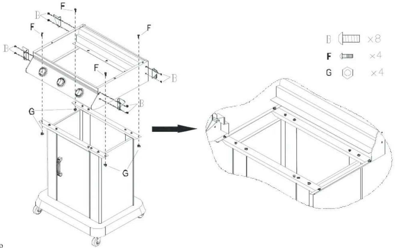 Coobinox Luxus 3 (gas) - Zusammenbau Anleitung - 4