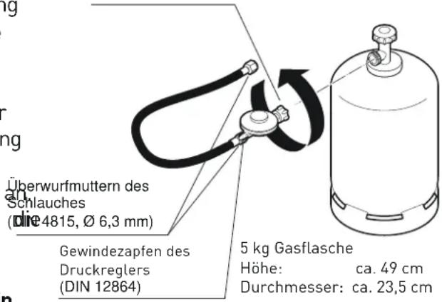 Enders Oakland 3 S - GASFLASCHE ANSCHLIESSEN - 2