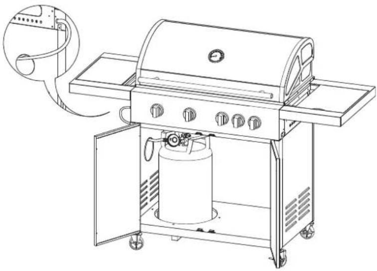 Enders Madison 4 K - GASFLASCHE ANSCHLIESSEN - 3