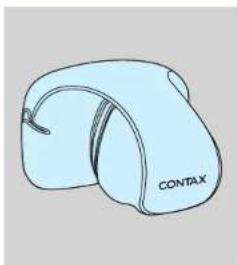 Illustration of a light blue contactless device labeled 'CONTAX' (no additional text or symbols)