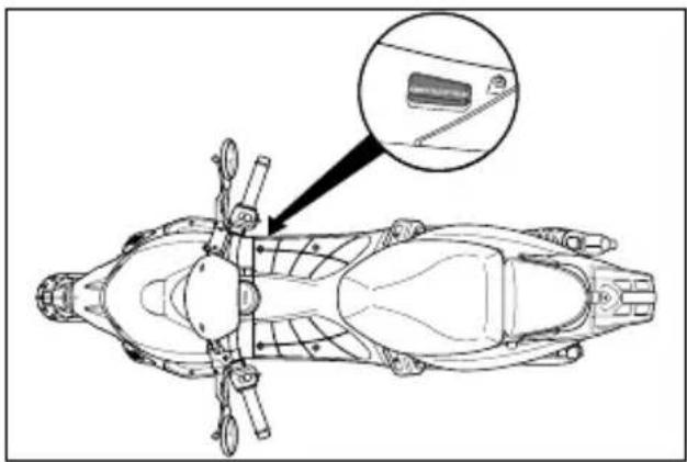 HYOSUNG SR50R - SERIAL NUMBER LOCATION - 1