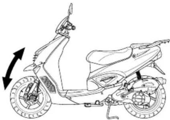 HYOSUNG SR50R - FRONT FORK - 1