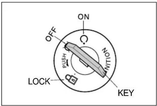 HYOSUNG SF50B - IGNITION SWITCH - 1