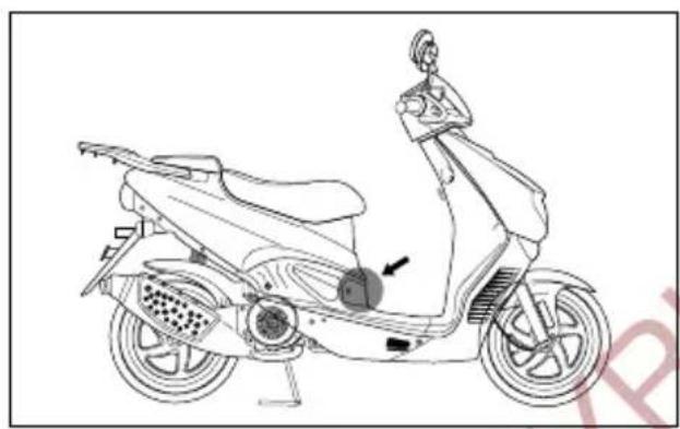 HYOSUNG SF50B - HOW TO PROVIDE THE GASOLINE - 1