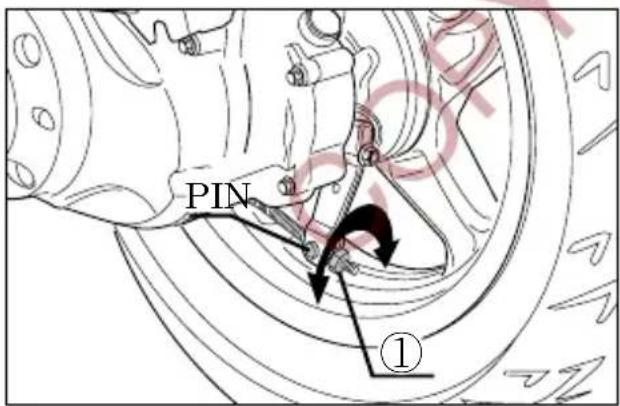 HYOSUNG SF50B - - BRAKE SHOE - 2