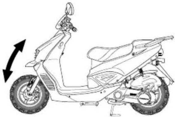 HYOSUNG SF100 - FRONT FORK - 1