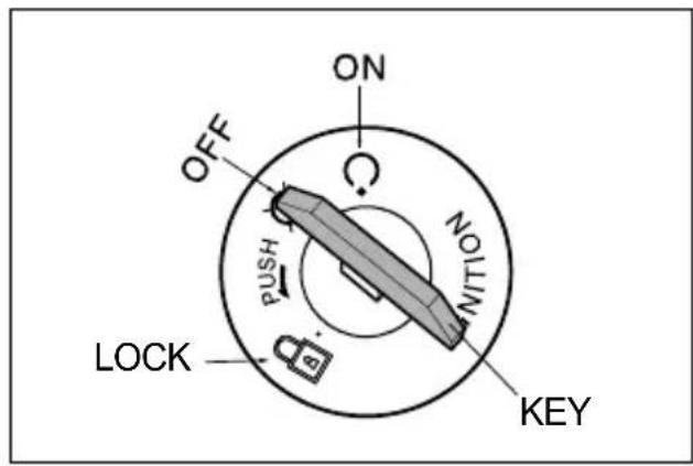 HYOSUNG SF100 - IGNITION SWITCH - 1