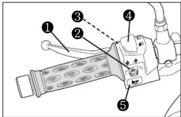 HYOSUNG SF100 - LEFT HANDLE SWITCH - 1